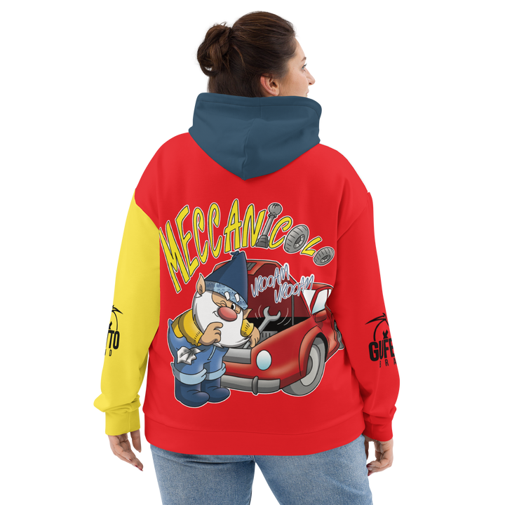 Felpa con cappuccio Uomo/Donna MECCANICOLO - Gufetto Brand 