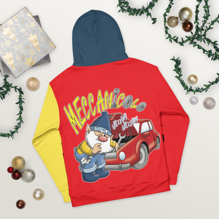 Felpa con cappuccio Uomo/Donna MECCANICOLO - Gufetto Brand 