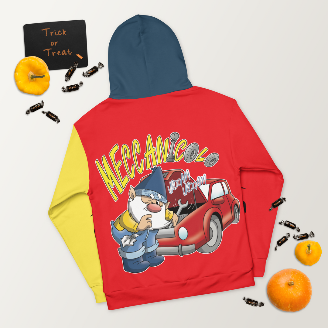 Felpa con cappuccio Uomo/Donna MECCANICOLO - Gufetto Brand 