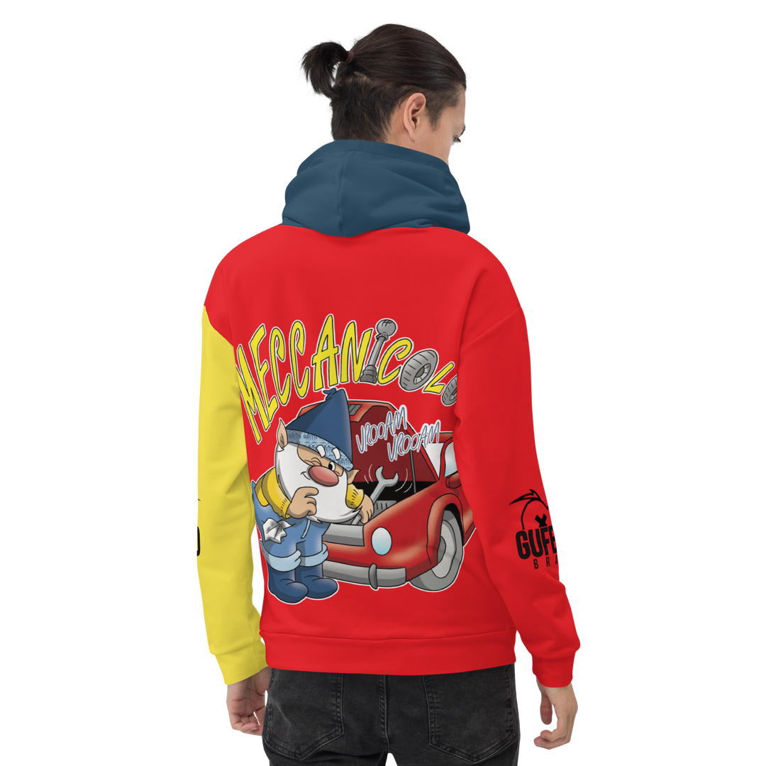 Felpa con cappuccio Uomo/Donna MECCANICOLO - Gufetto Brand 