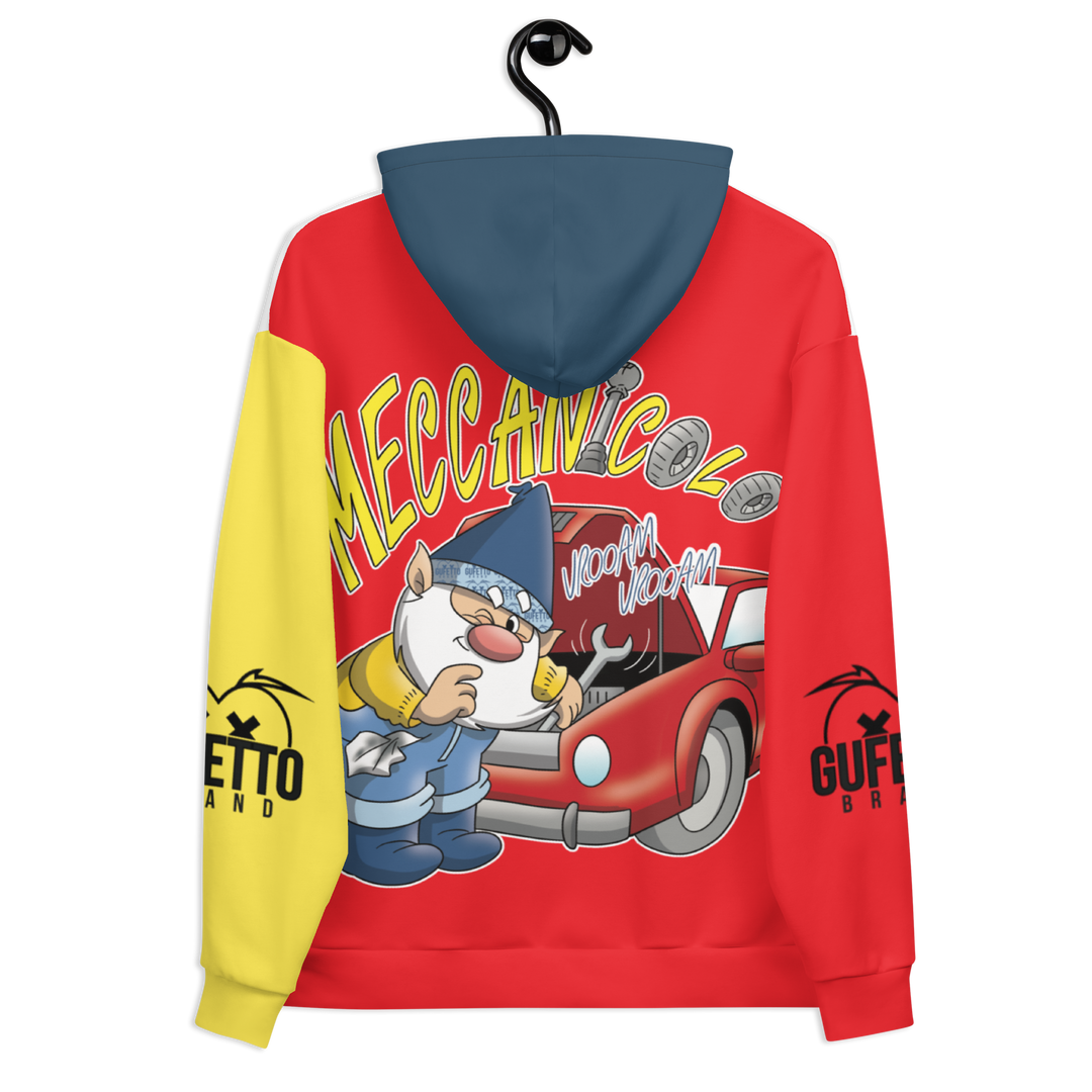Felpa con cappuccio Uomo/Donna MECCANICOLO - Gufetto Brand 