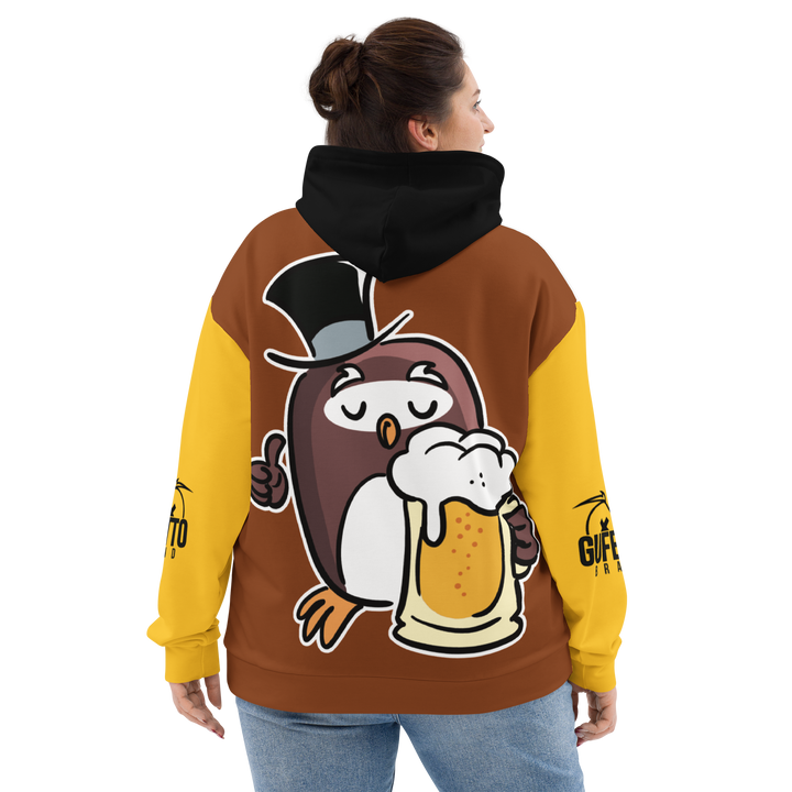 Felpa con cappuccio GUFETTO BIRRA - Gufetto Brand 