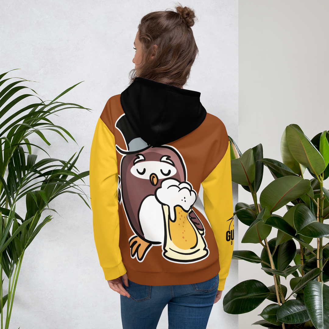 Felpa con cappuccio GUFETTO BIRRA - Gufetto Brand 