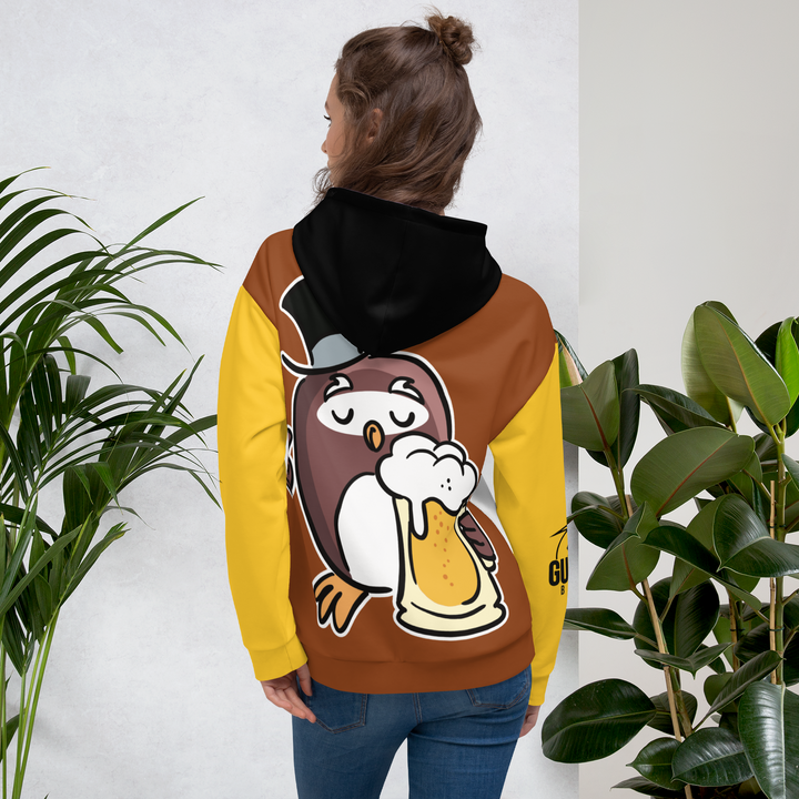 Felpa con cappuccio GUFETTO BIRRA - Gufetto Brand 