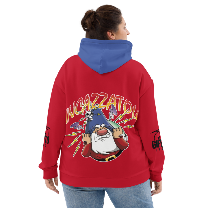 Felpa con cappuccio Uomo/Donna INCAZZATOLO - Gufetto Brand 