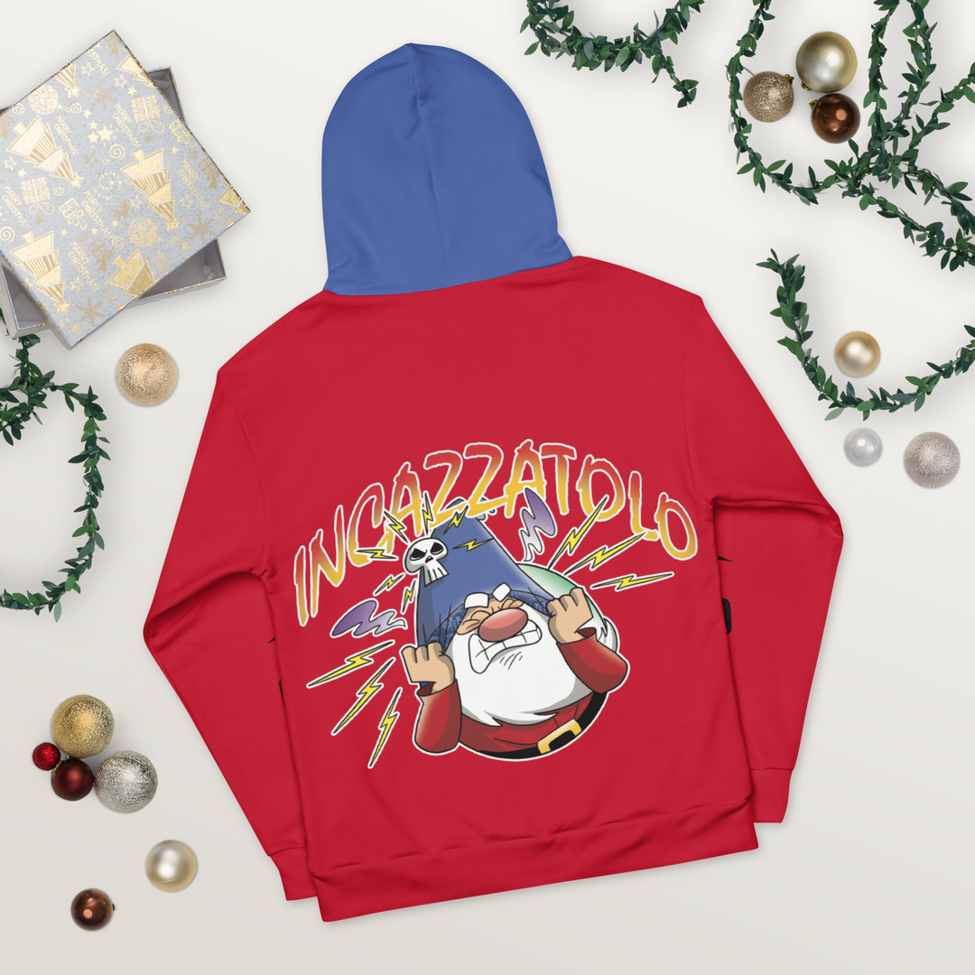 Felpa con cappuccio Uomo/Donna INCAZZATOLO - Gufetto Brand 