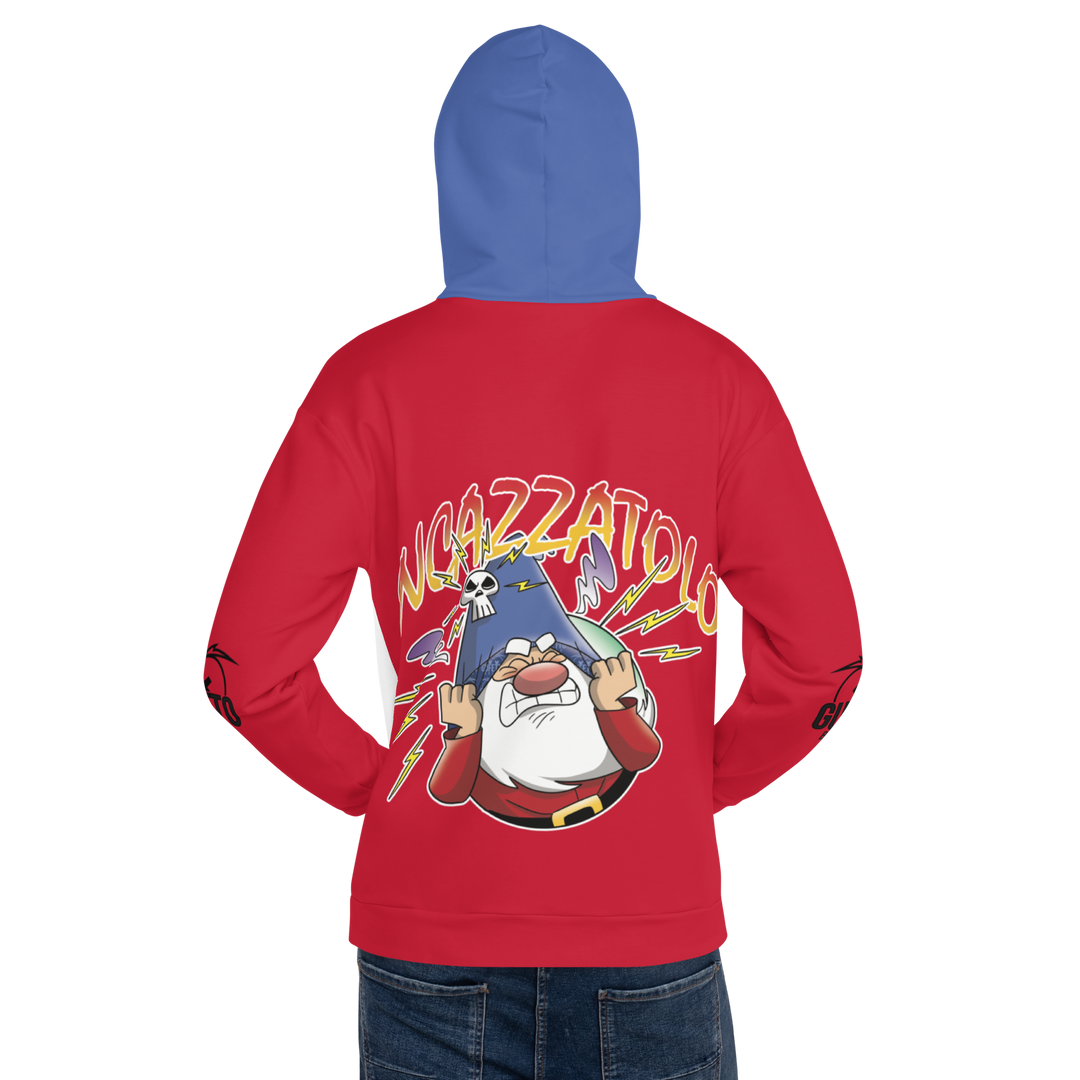 Felpa con cappuccio Uomo/Donna INCAZZATOLO - Gufetto Brand 
