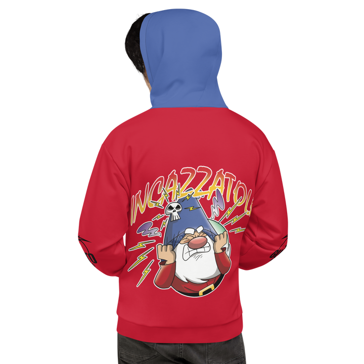 Felpa con cappuccio Uomo/Donna INCAZZATOLO - Gufetto Brand 