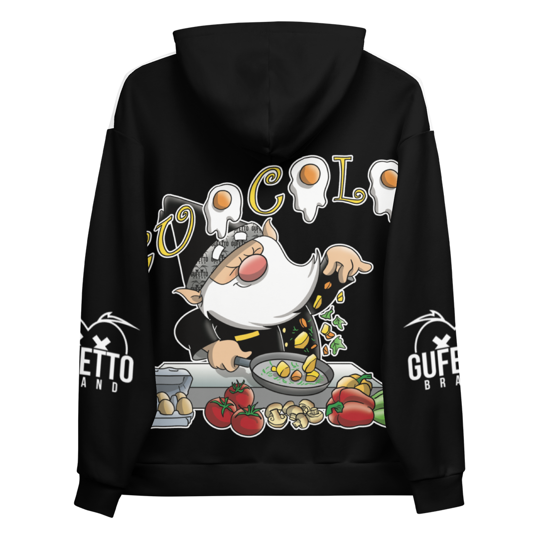 Felpa con cappuccio Uomo/Donna CUOCOLO - Gufetto Brand 