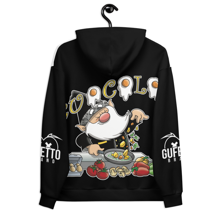Felpa con cappuccio Uomo/Donna CUOCOLO - Gufetto Brand 