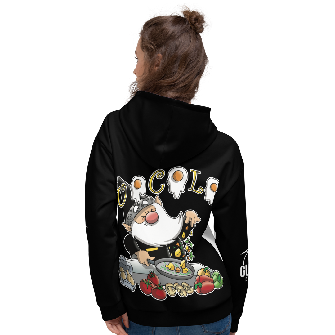 Felpa con cappuccio Uomo/Donna CUOCOLO - Gufetto Brand 