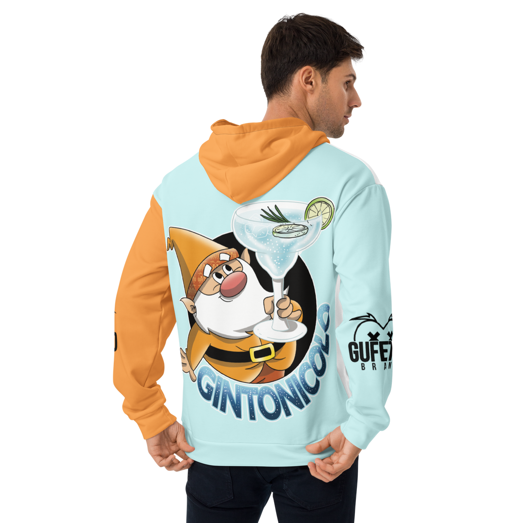 Felpa con cappuccio Uomo/Donna GINTONICOLO - Gufetto Brand 