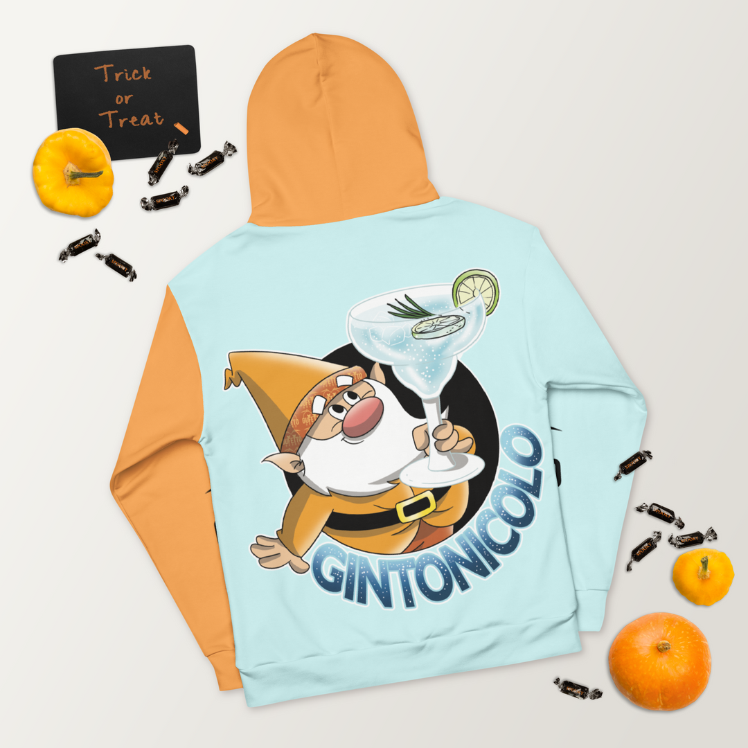 Felpa con cappuccio Uomo/Donna GINTONICOLO - Gufetto Brand 