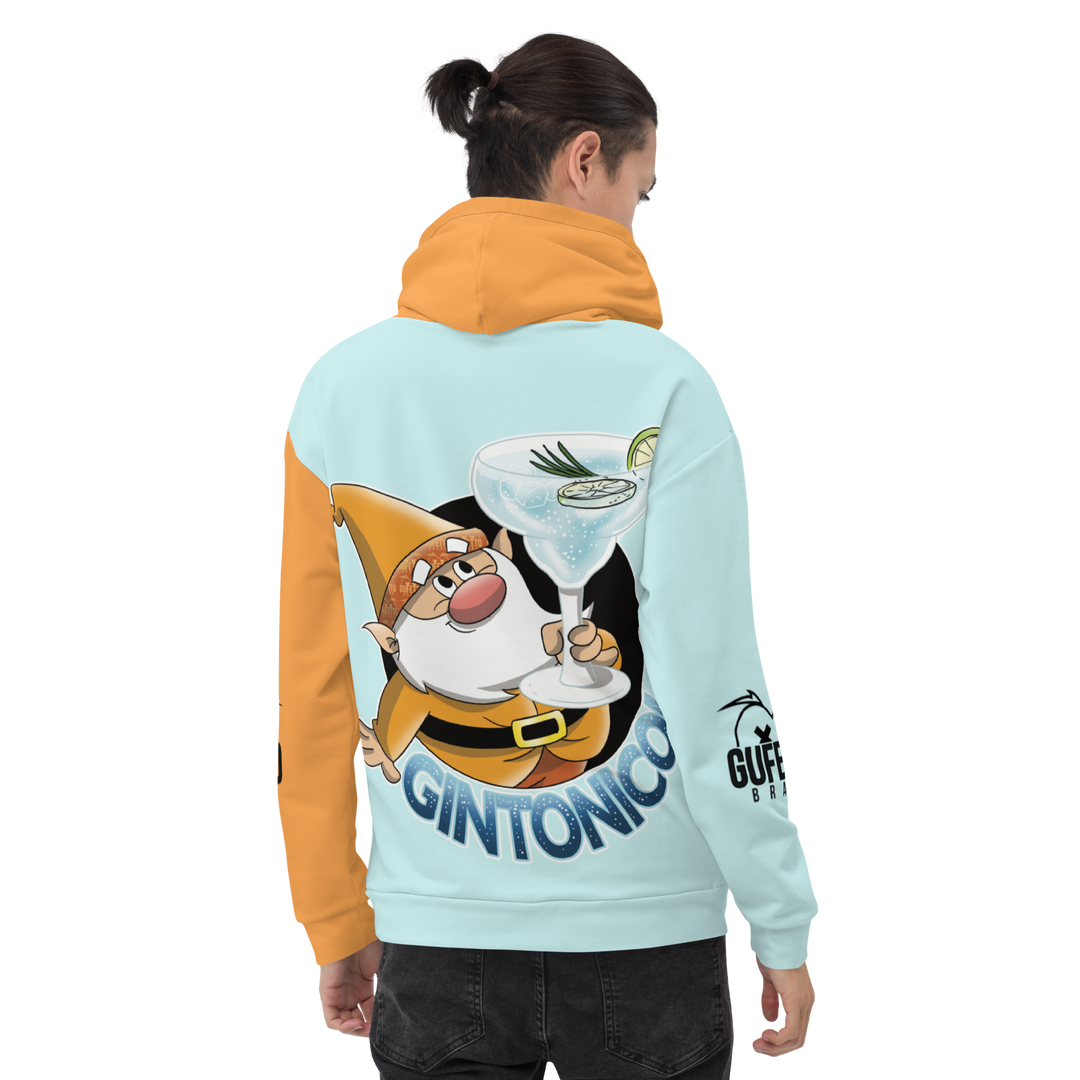 Felpa con cappuccio Uomo/Donna GINTONICOLO - Gufetto Brand 