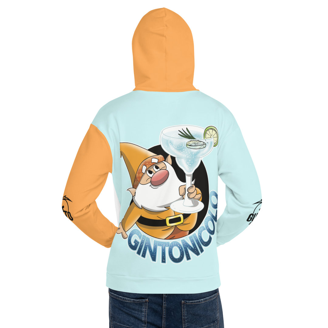 Felpa con cappuccio Uomo/Donna GINTONICOLO - Gufetto Brand 