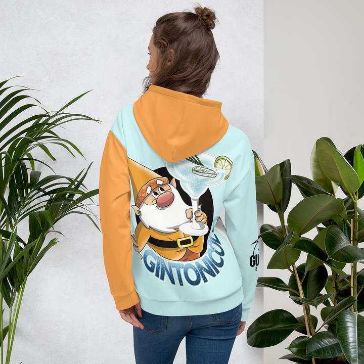 Felpa con cappuccio Uomo/Donna GINTONICOLO - Gufetto Brand 