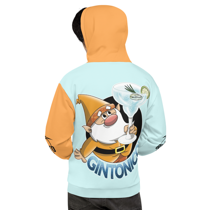 Felpa con cappuccio Uomo/Donna GINTONICOLO - Gufetto Brand 