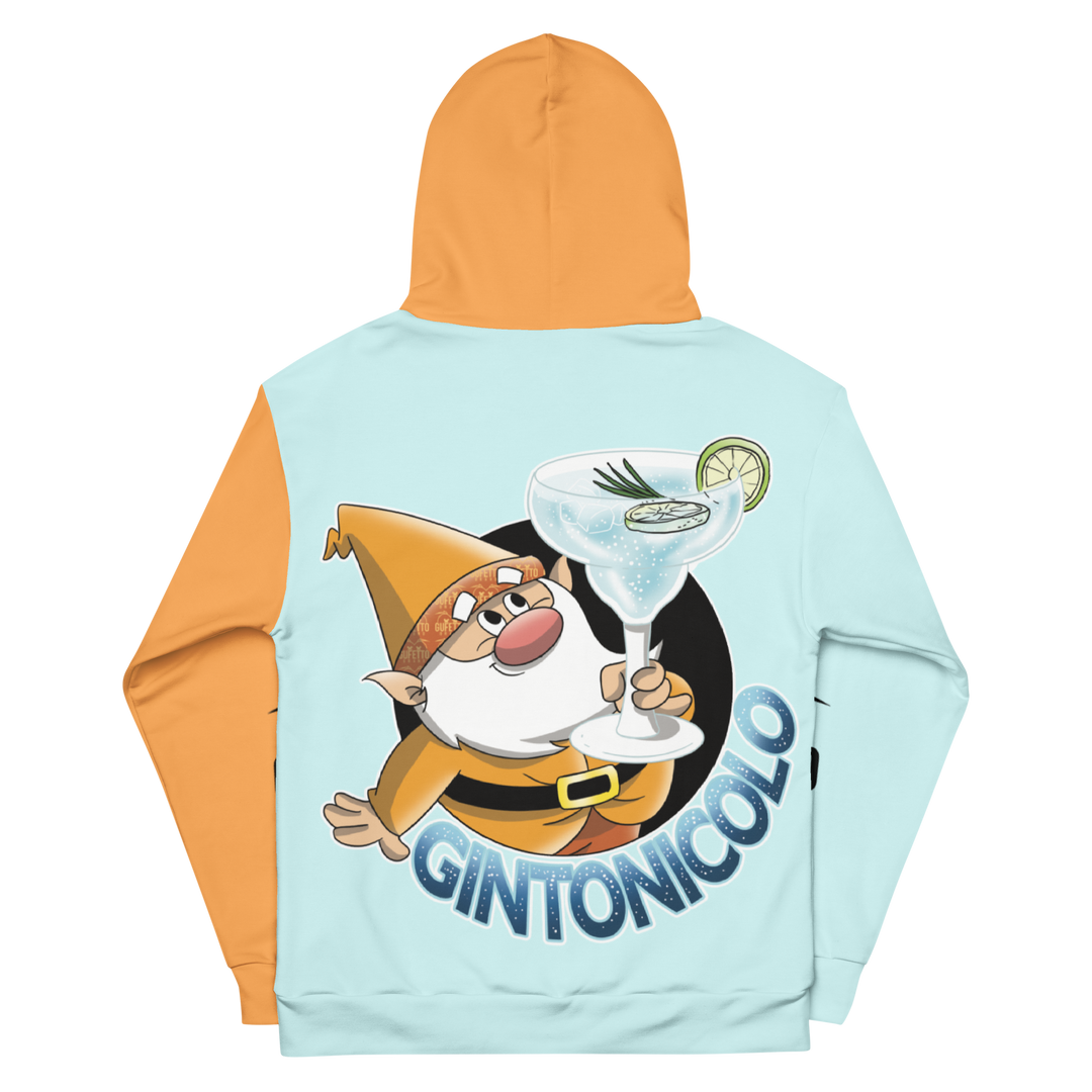 Felpa con cappuccio Uomo/Donna GINTONICOLO - Gufetto Brand 