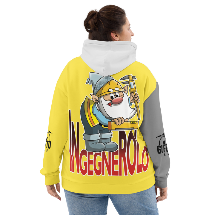 Felpa con cappuccio Uomo/Donna INGEGNEROLO - Gufetto Brand 