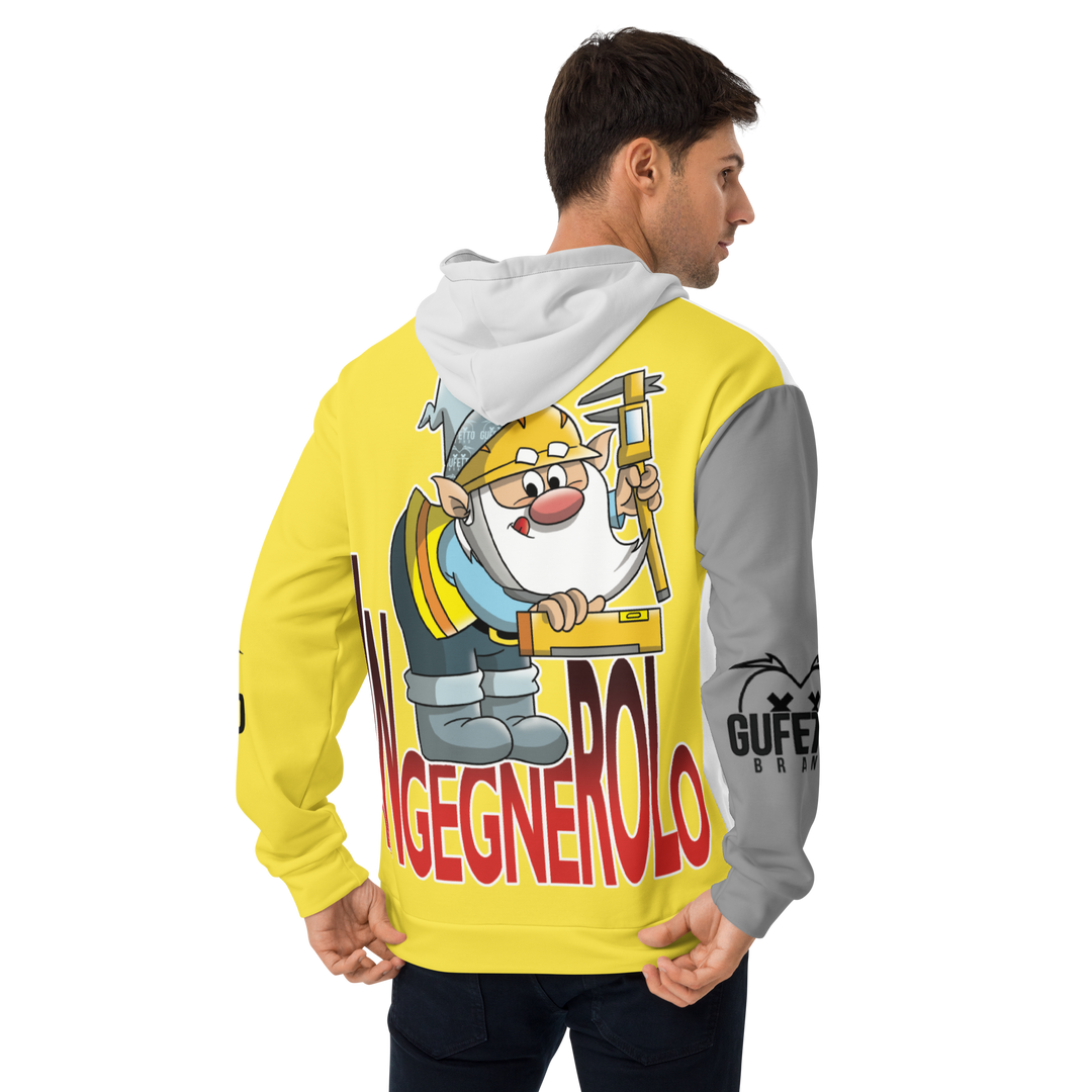 Felpa con cappuccio Uomo/Donna INGEGNEROLO - Gufetto Brand 