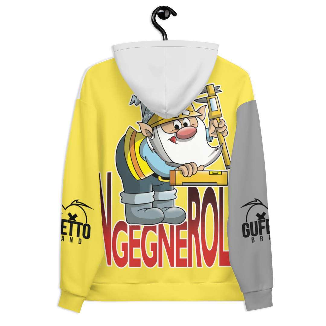 Felpa con cappuccio Uomo/Donna INGEGNEROLO - Gufetto Brand 