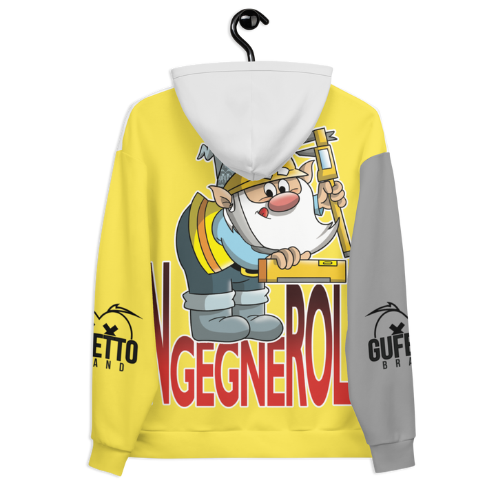 Felpa con cappuccio Uomo/Donna INGEGNEROLO - Gufetto Brand 