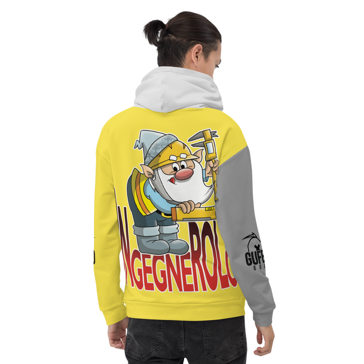 Felpa con cappuccio Uomo/Donna INGEGNEROLO - Gufetto Brand 