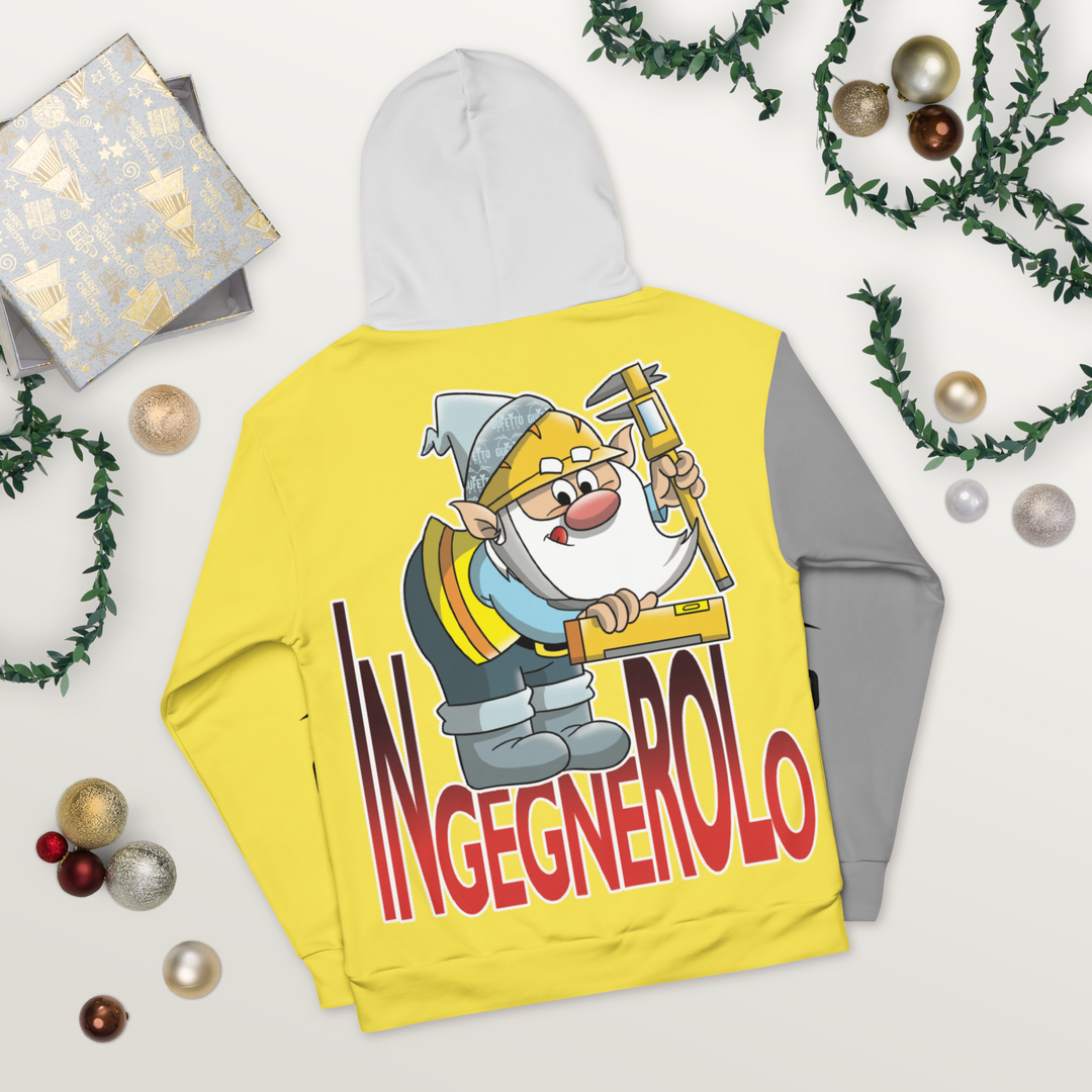 Felpa con cappuccio Uomo/Donna INGEGNEROLO - Gufetto Brand 