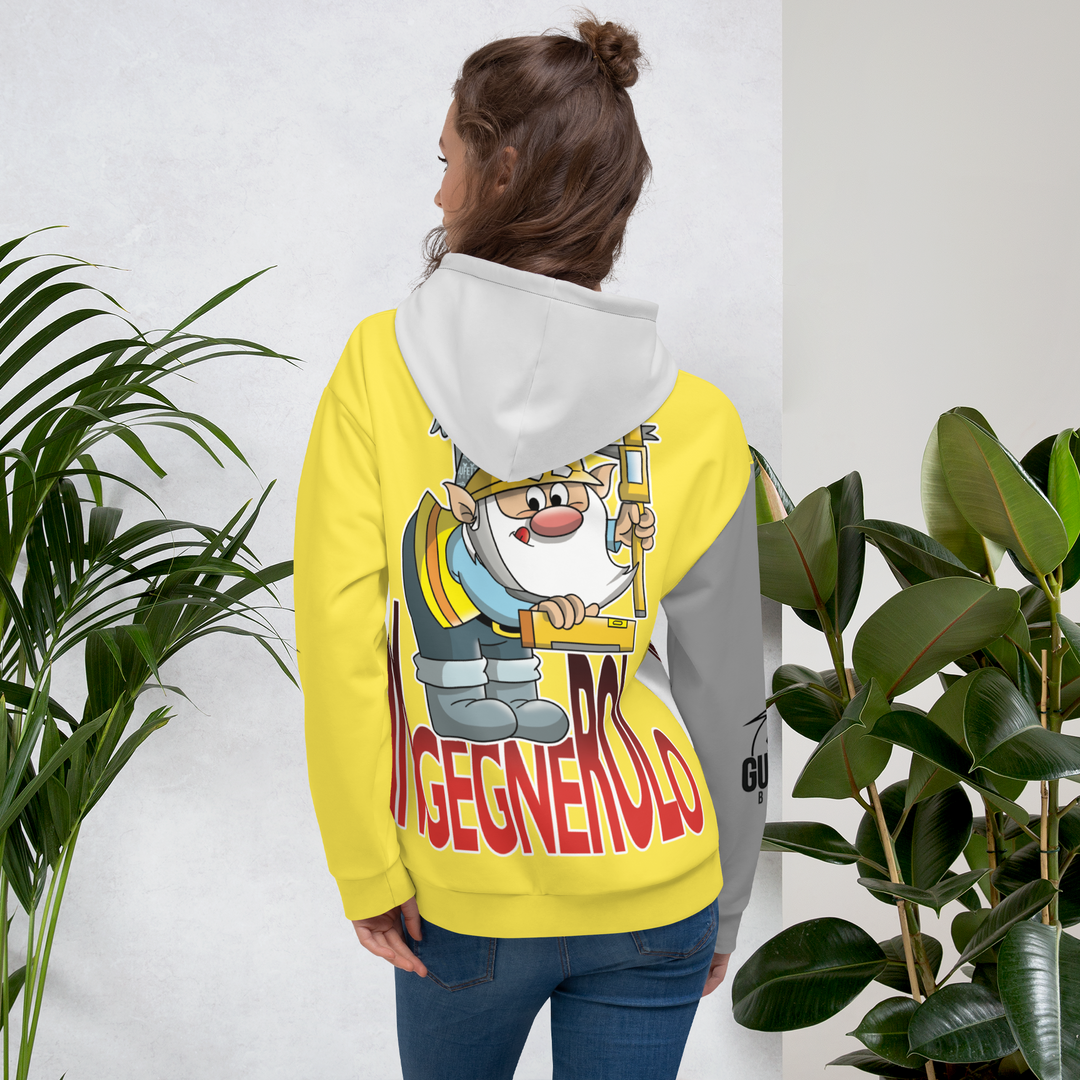 Felpa con cappuccio Uomo/Donna INGEGNEROLO - Gufetto Brand 