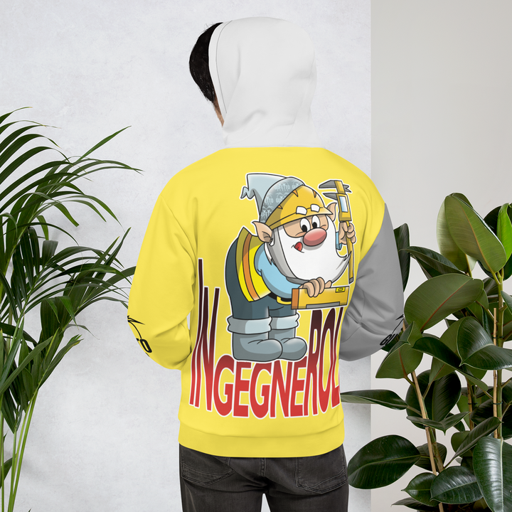 Felpa con cappuccio Uomo/Donna INGEGNEROLO - Gufetto Brand 