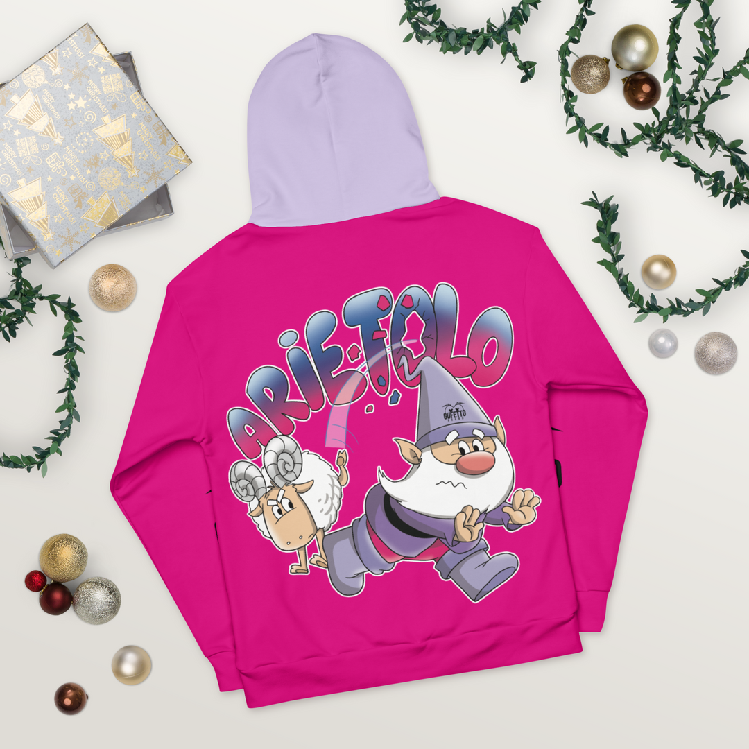 Felpa con cappuccio Uomo/Donna ARIETOLO - Gufetto Brand 