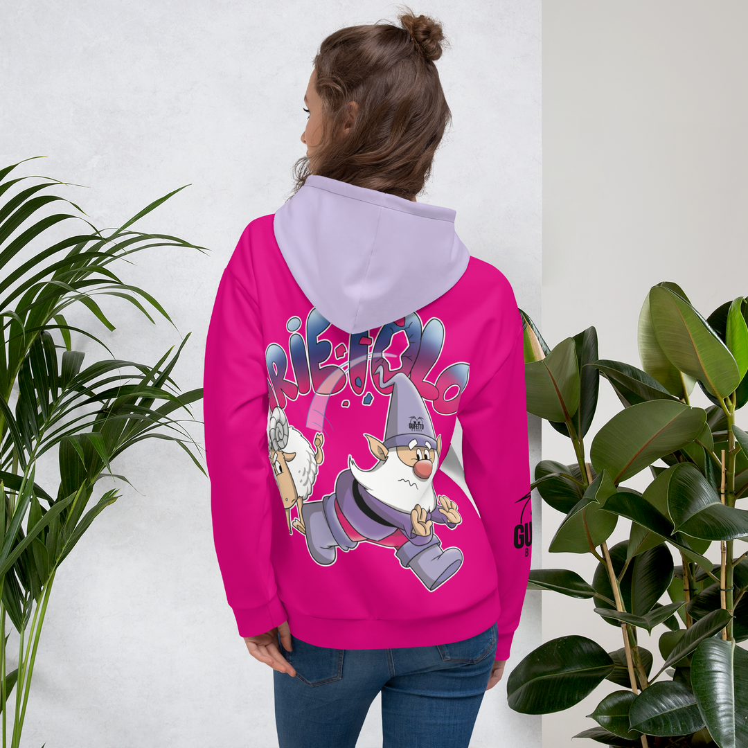 Felpa con cappuccio Uomo/Donna ARIETOLO - Gufetto Brand 