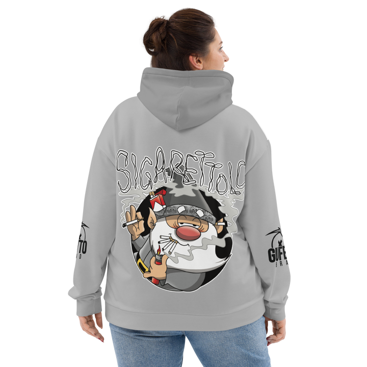 Felpa con cappuccio Uomo/Donna SIGARETTOLO - Gufetto Brand 