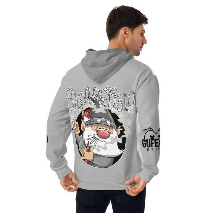 Felpa con cappuccio Uomo/Donna SIGARETTOLO - Gufetto Brand 