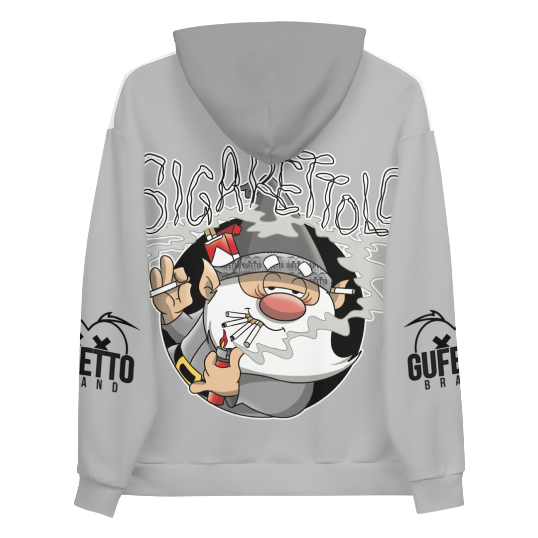 Felpa con cappuccio Uomo/Donna SIGARETTOLO - Gufetto Brand 
