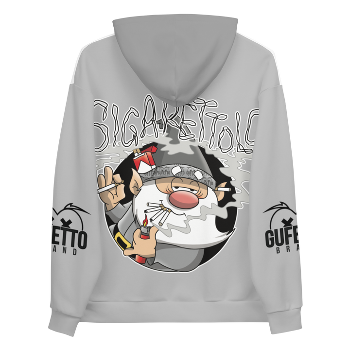 Felpa con cappuccio Uomo/Donna SIGARETTOLO - Gufetto Brand 