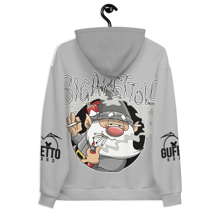 Felpa con cappuccio Uomo/Donna SIGARETTOLO - Gufetto Brand 