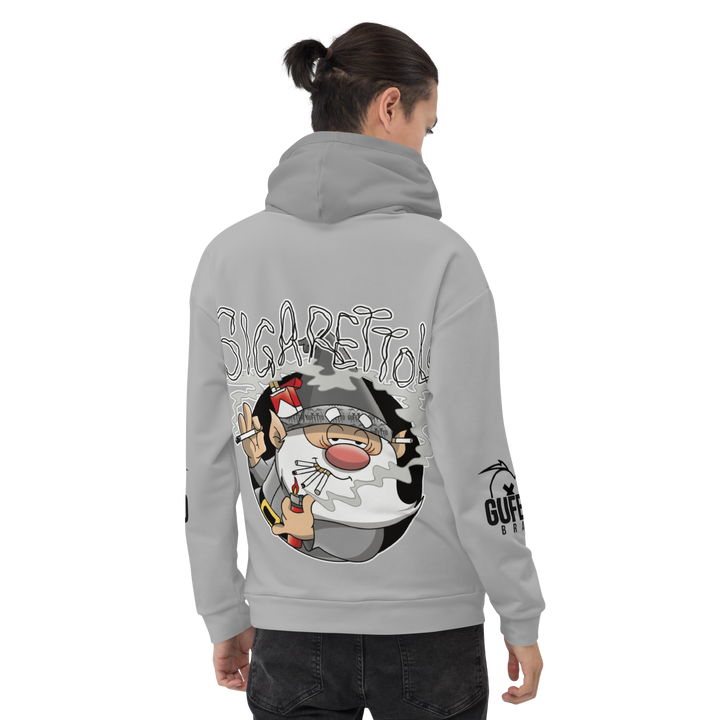 Felpa con cappuccio Uomo/Donna SIGARETTOLO - Gufetto Brand 