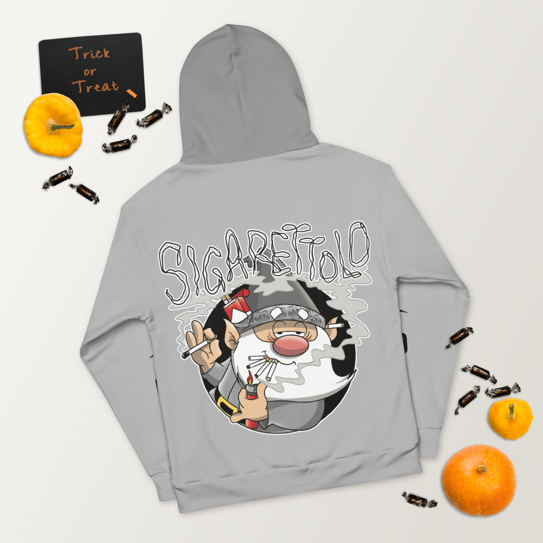 Felpa con cappuccio Uomo/Donna SIGARETTOLO - Gufetto Brand 
