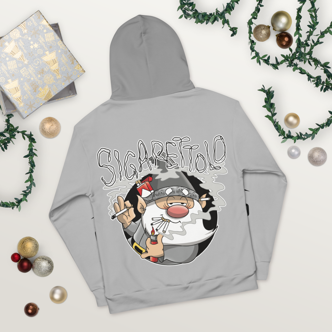 Felpa con cappuccio Uomo/Donna SIGARETTOLO - Gufetto Brand 