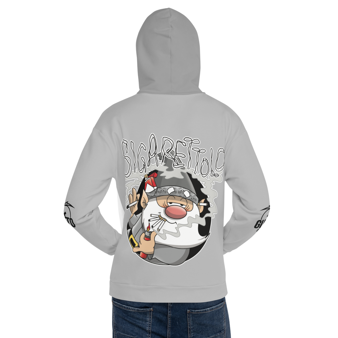 Felpa con cappuccio Uomo/Donna SIGARETTOLO - Gufetto Brand 