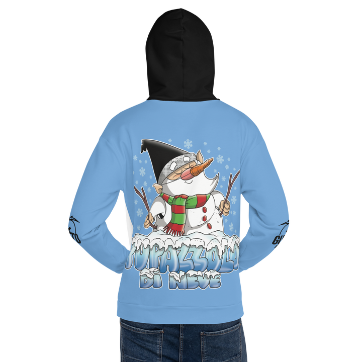 Felpa con cappuccio Uomo/Donna PUPAZZOLO DI NEVE - Gufetto Brand 