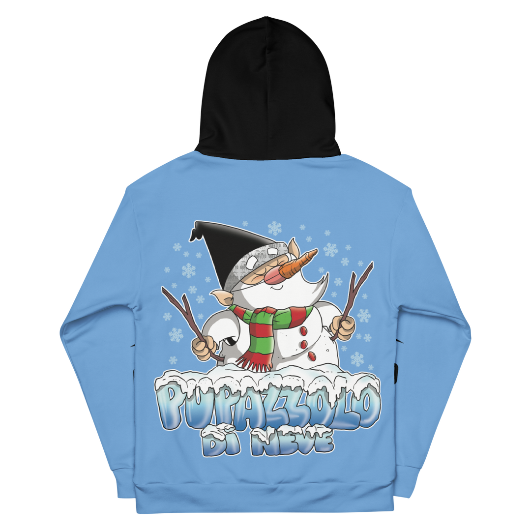 Felpa con cappuccio Uomo/Donna PUPAZZOLO DI NEVE - Gufetto Brand 