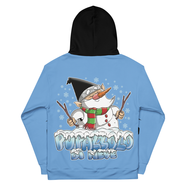 Felpa con cappuccio Uomo/Donna PUPAZZOLO DI NEVE - Gufetto Brand 