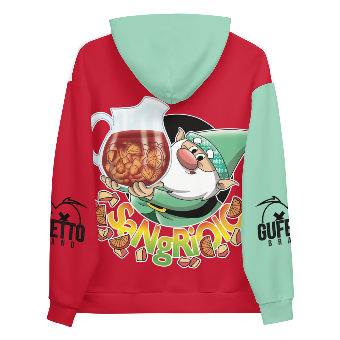 Felpa con cappuccio Uomo/Donna SANGRIOLO - Gufetto Brand 