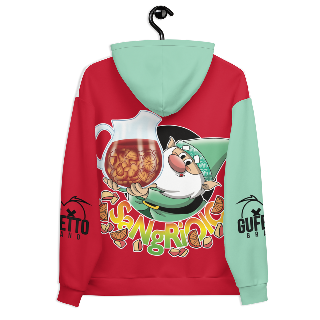 Felpa con cappuccio Uomo/Donna SANGRIOLO - Gufetto Brand 