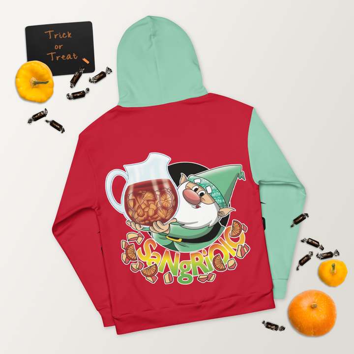 Felpa con cappuccio Uomo/Donna SANGRIOLO - Gufetto Brand 