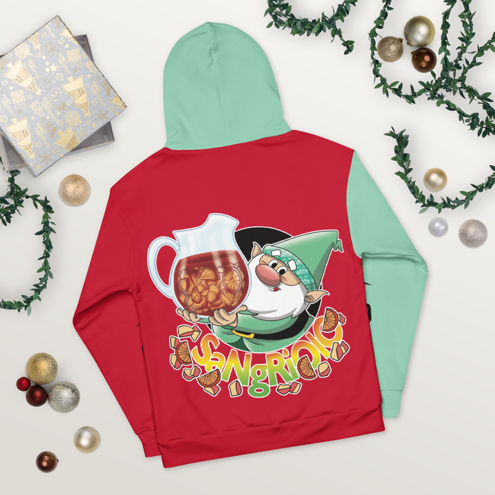 Felpa con cappuccio Uomo/Donna SANGRIOLO - Gufetto Brand 