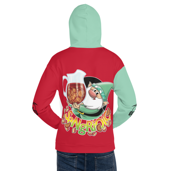 Felpa con cappuccio Uomo/Donna SANGRIOLO - Gufetto Brand 