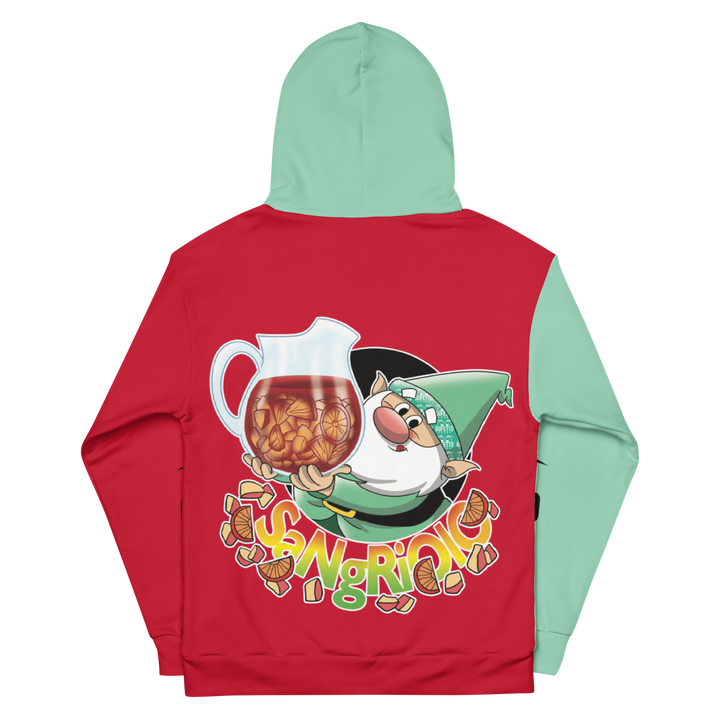 Felpa con cappuccio Uomo/Donna SANGRIOLO - Gufetto Brand 